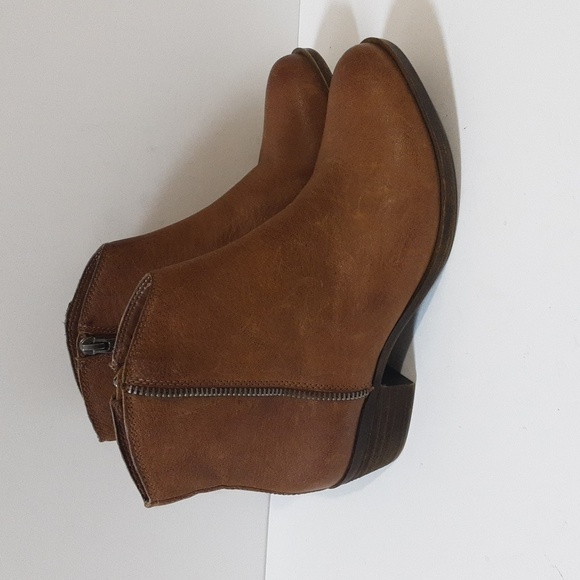 Lucky brand ankle booties women 6M brown leather casual festival retro y3k - Picture 4 of 12